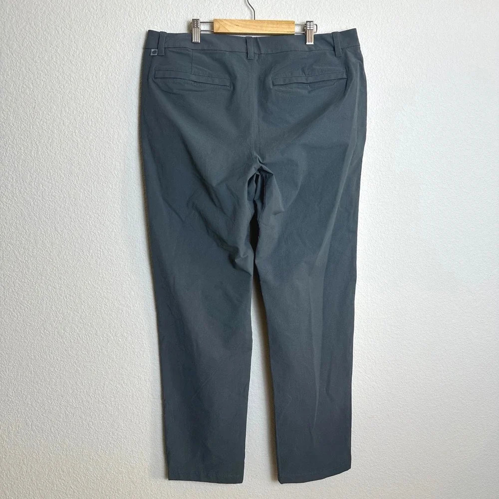 Lululemon Mens Commission Pant Classic Grey Blue Tech Chino LM5AX5S Size 36
